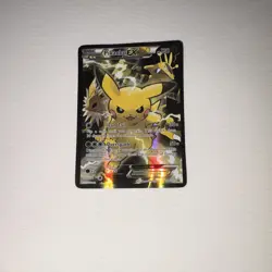 Pokemon Pikachu EX XY124 XY Black Star Promo Full Art Holo Near Mint - Image 1