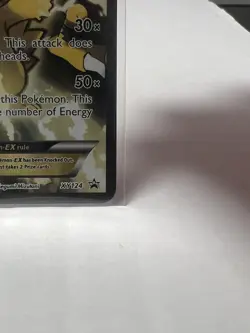 2016 Pokemon XY Black Star Promo Pikachu EX XY124 Red Blue Full Art Holo LP - Image 5