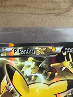 Pikachu EX XY124 - Holo Black Star Promo Full Art - Pokemon Damaged! - Image 2
