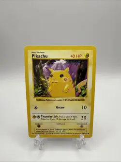 Pikachu (Red Cheeks) 058/102 Base Set (Shadowless) Regular - Image 1