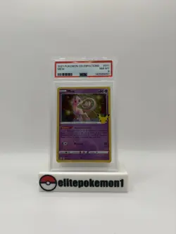 2021 POKEMON CELEBRATIONS MEW PSA 8 - Image 1