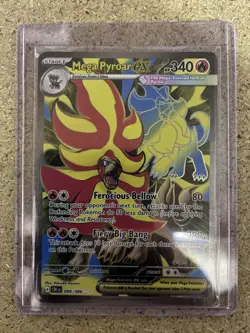 Mega Pyroar ex 099/086 ME04: Chaos Rising - Pokemon Card - NM - Image 1