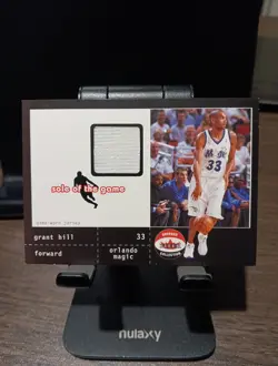 2001-02 Fleer Shoebox Collection - Sole of the Game Grant Hill JERSEY #200 (MEM) - Image 2