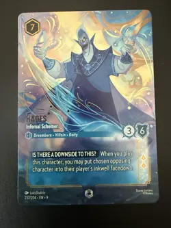 Hades - Infernal Schemer (Enchanted) 237/204 Fabled NM - Image 1
