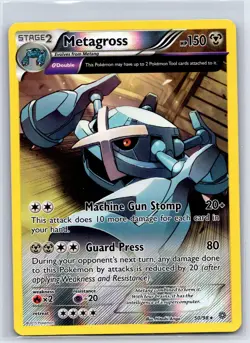 Metagross 50/98 Rare Ancient Origins Pokemon Reverse Holo NM/M 513-3 - Image 1