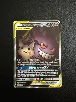 Gengar & Mimikyu GX Pokemon Team Up Ultra Rare Alternate Full Art #165/181 - Image 4