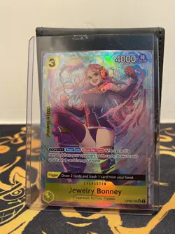 Jewelry Bonney SR Alt Art OP08-105 Two Legends English One Piece TCG NM - Image 1