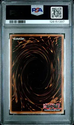 2002 Yugioh Forbidden Memories Promo RED-EYES BLACK METAL DRAGON FMR-001 PSA 9 - Image 3