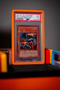 2002 Yugioh Red-Eyes Black Metal Dragon FMR-001 Promo PSA 9 MINT - Image 1
