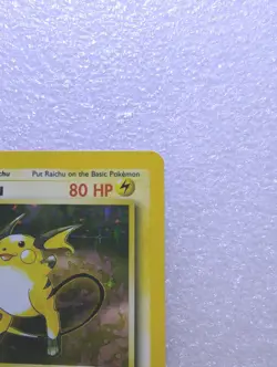 Pokemon Raichu Holo 14/102 Base Set Unlimited WOTC Vintage Near Mint Rare - Image 3