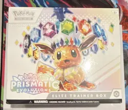 Pokemon TCG Prismatic Evolutions ETB Elite Trainer Box Sealed - Image 1
