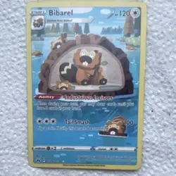 Bibarel GG25/GG70 Crown Zenith Galarian Gallery Holo Pokemon TCG English 120 - Image 1
