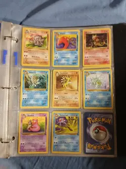 Vintage 1999 Pokemon Card Binder With Cards Untouched Unplayed 27 Years - Image 5