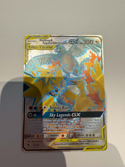 Pokemon TCG Moltres & Zapdos & Articuno GX Hidden Fates 66/68 NEAR MINT - Image 2