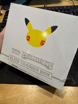 Pokemon 25th Anniversary Celebrations Elite Trainer Box - Sealed, rip on plastic - Image 1