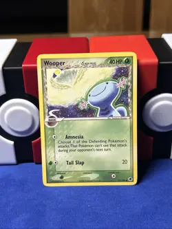 Pokemon TCG Wooper Delta Species EX Dragon Frontiers Card 71/101 Regular Common - Image 1