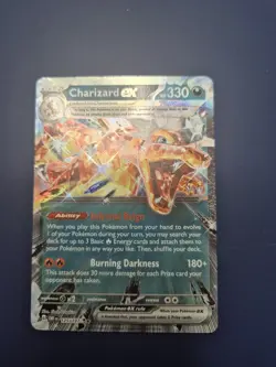 Pokemon Charizard EX 125/197 Obsidian Flames Holo Double Rare - Image 1