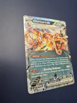 Pokemon Charizard EX 125/197 Obsidian Flames Holo Double Rare - Image 3