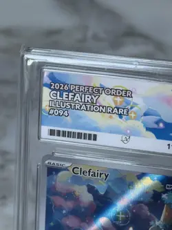2026 Pokemon Clefairy - Perfect Order 094/088 Illustration Rare IR - ACE 9 MINT - Image 3