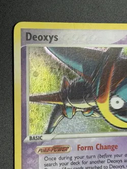Deoxys Speed Forme 2/106 EX Emerald Holo Rare 2005 Pokemon Card Vintage LP - Image 3