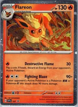 Flareon - (Cosmos Holo) 167 SV: Scarlet & Violet Promo - Pokemon Card - NM - Image 1
