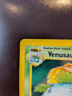 Pokemon TCG Venusaur Base Set Holo Card 15/102 MP/HP - Image 3