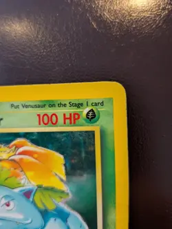 Pokemon TCG Venusaur Base Set Holo Card 15/102 MP/HP - Image 4
