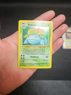 Pokemon TCG Venusaur Holo Trading Card Base Set 15/102 Lp To Moderate - Image 2