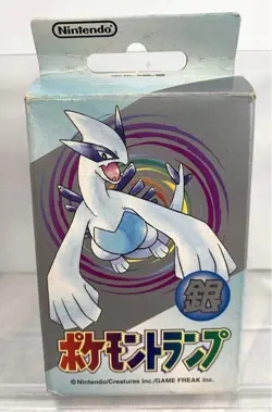 Pokemon Playing Cards Poker Decks Silver Lugia Nintendo 1999 Sealed New - Image 1