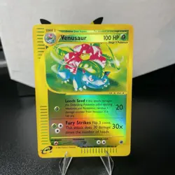 Pokemon TCG Venusaur 67/165 Reverse Holo Rare Expedition Base Set E-Reader NM - Image 1