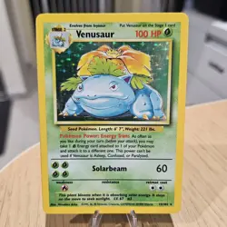 ✅ 🇦🇺 Venusaur 15/102 Base Set WOTC Vintage NM Pokemon Card TCG - Image 1