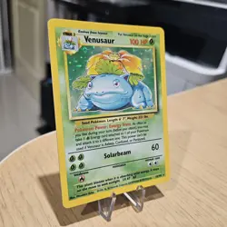 ✅ 🇦🇺 Venusaur 15/102 Base Set WOTC Vintage NM Pokemon Card TCG - Image 2