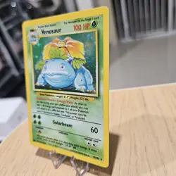 ✅ 🇦🇺 Venusaur 15/102 Base Set WOTC Vintage NM Pokemon Card TCG - Image 3