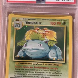 Pokemon TCG Venusaur Base Set Holo Italian #15 (015/102) PSA 4 2000 VG-EX - Image 4