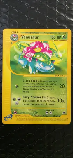 Pokemon TCG Venusaur Expedition Base Set 067/165 Non Holo Rare English ereader - Image 1