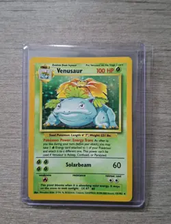 Pokemon TCG - Venusaur Holo 15/102 - 1999-2000 - Unlimited Base Set - 4th Print - Image 1