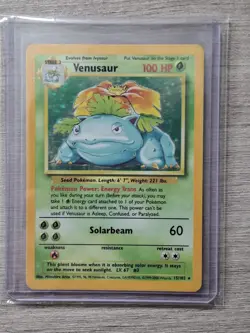 Pokemon TCG - Venusaur Holo 15/102 - 1999-2000 - Unlimited Base Set - 4th Print - Image 5