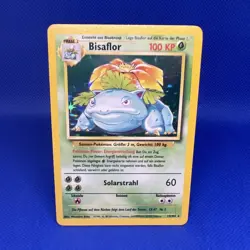 Wizards of the Coast Pokemon TCG Venusaur Bisaflor 15/102 Base Set Holo German - Image 1