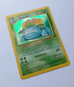 Pokemon TCG Venusaur 15/102 Base Set Non Holo WOTC Vintage 1999 LP - Image 1