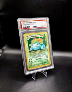 📈 PSA Graded 5 ✨ Holo Venusaur 2000 Base Set 2 18/130 English Pokemon TCG Card - Image 1
