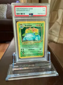 Pokemon TCG Venusaur Holo Rare Card Base Set 15/102, PSA 9 Graded - Image 5