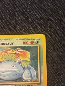 Pokemon TCG Original Base Set Venusaur 15/102 - Good condition - Image 3