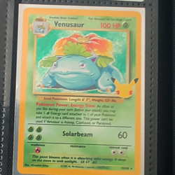 Pokemon TCG Venusaur Holo Rare 18/130 Base Set 2 Unlimited 100HP EN 1999 - Image 1