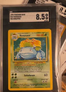 Pokemon TCG Venusaur Base Set 15/102 Holo 1999 Base Set Copyright Holo Rare - Image 1