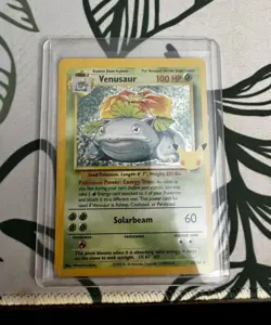 Pokemon TCG Venusaur 15/102 Base Set Holo Rare 1999 English - 25th Anniversary - Image 1