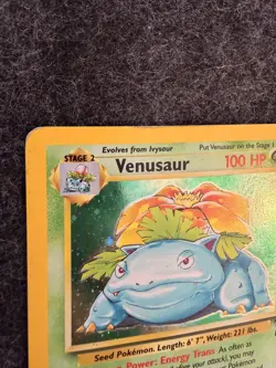 Pokemon TCG Venusaur Base Set 2 Holo 18/130 lightly played. - Image 5