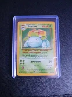 Pokemon TCG Venusaur Base Set 15/102 Holo Unlimited Holo Rare - Image 1