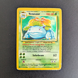 Pokemon TCG Venusaur 15/102 Base Set Holo Rare Stage 2 100HP Eng 1999 - Image 1
