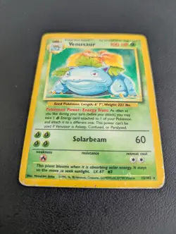 Pokemon TCG Venusaur 15/102 Base Set Holo Rare Stage 2 100HP Eng 1999 - Image 4