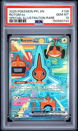 PSA 10 Pokemon Rotom Ex SIR Phantasmal Flames 126/094 - Image 1